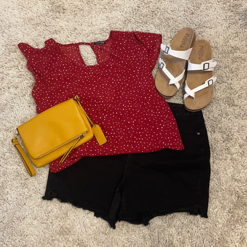 Papermoon Red Dot Top